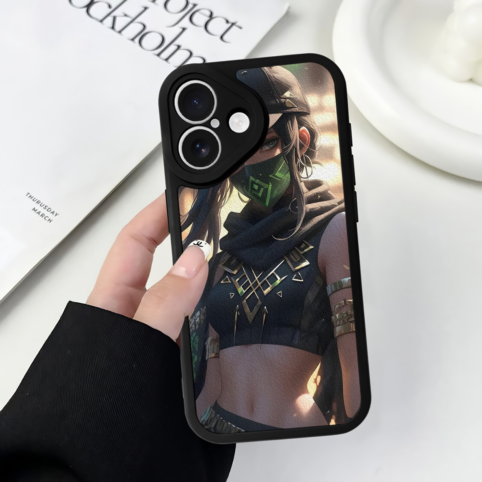 リーグ・オブ・レジェンド League of Legends LOL 【iPhone 16シリーズ対応】シリコンスマホケース（レザー調） 材質：シリコン